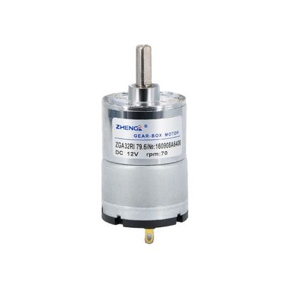 calidad  Mahjong table ZHENGKE 12v DC motor and gearbox ZGA32RI 33mm diameter 20RPM 6KG.CM HIGH TORQUE fábrica